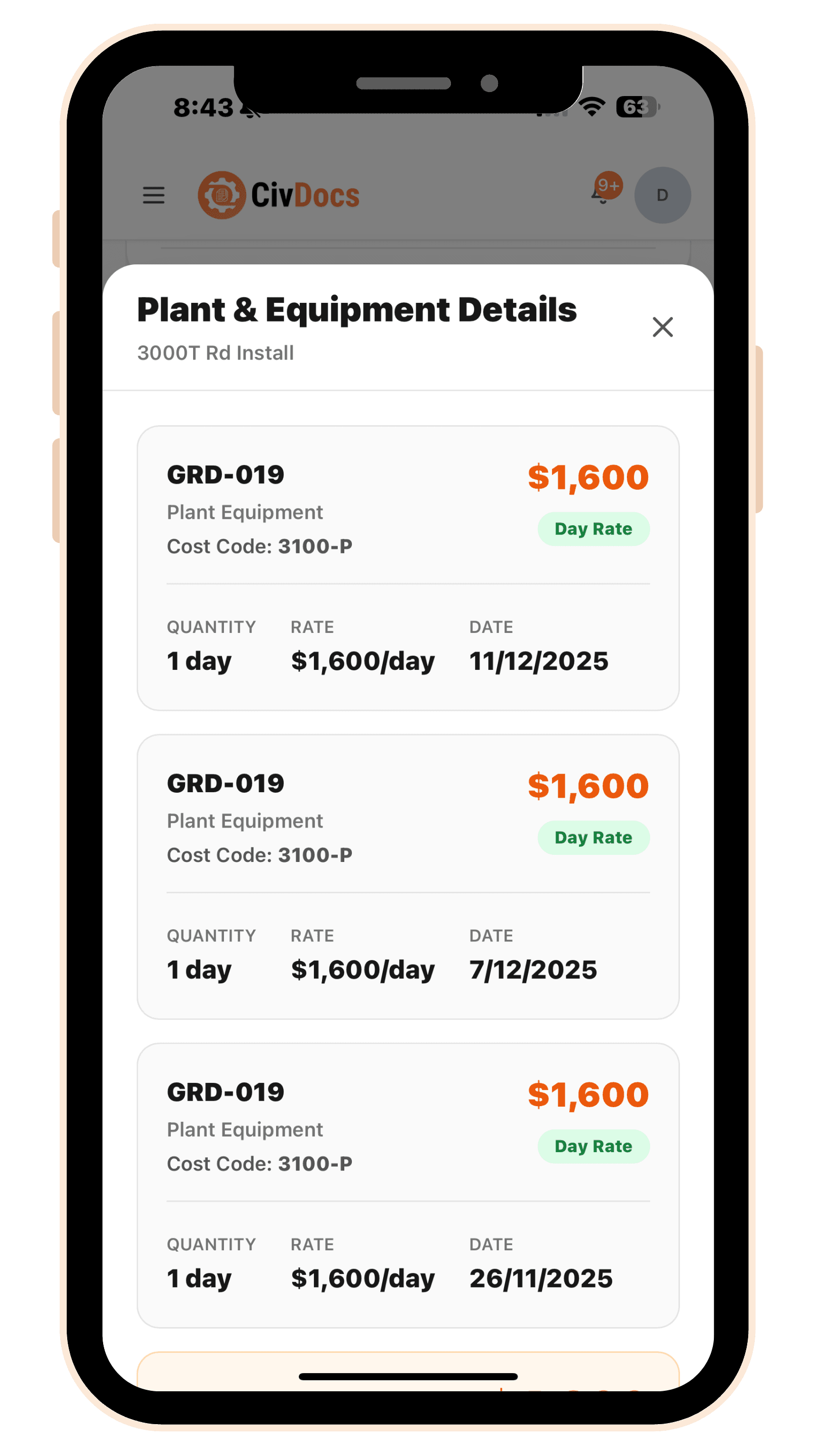 Plant Costing Reports