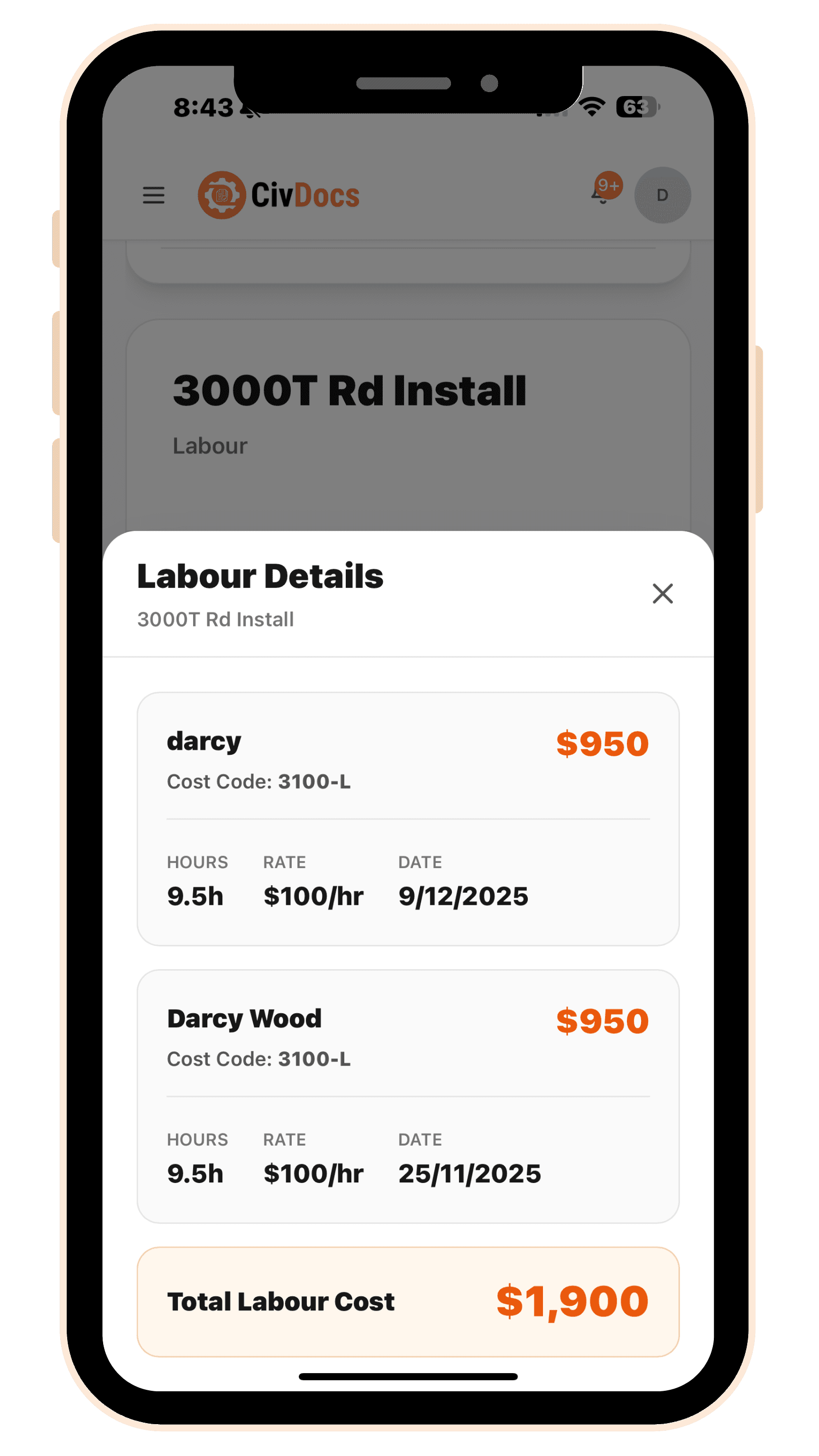 Labour Costing Reports