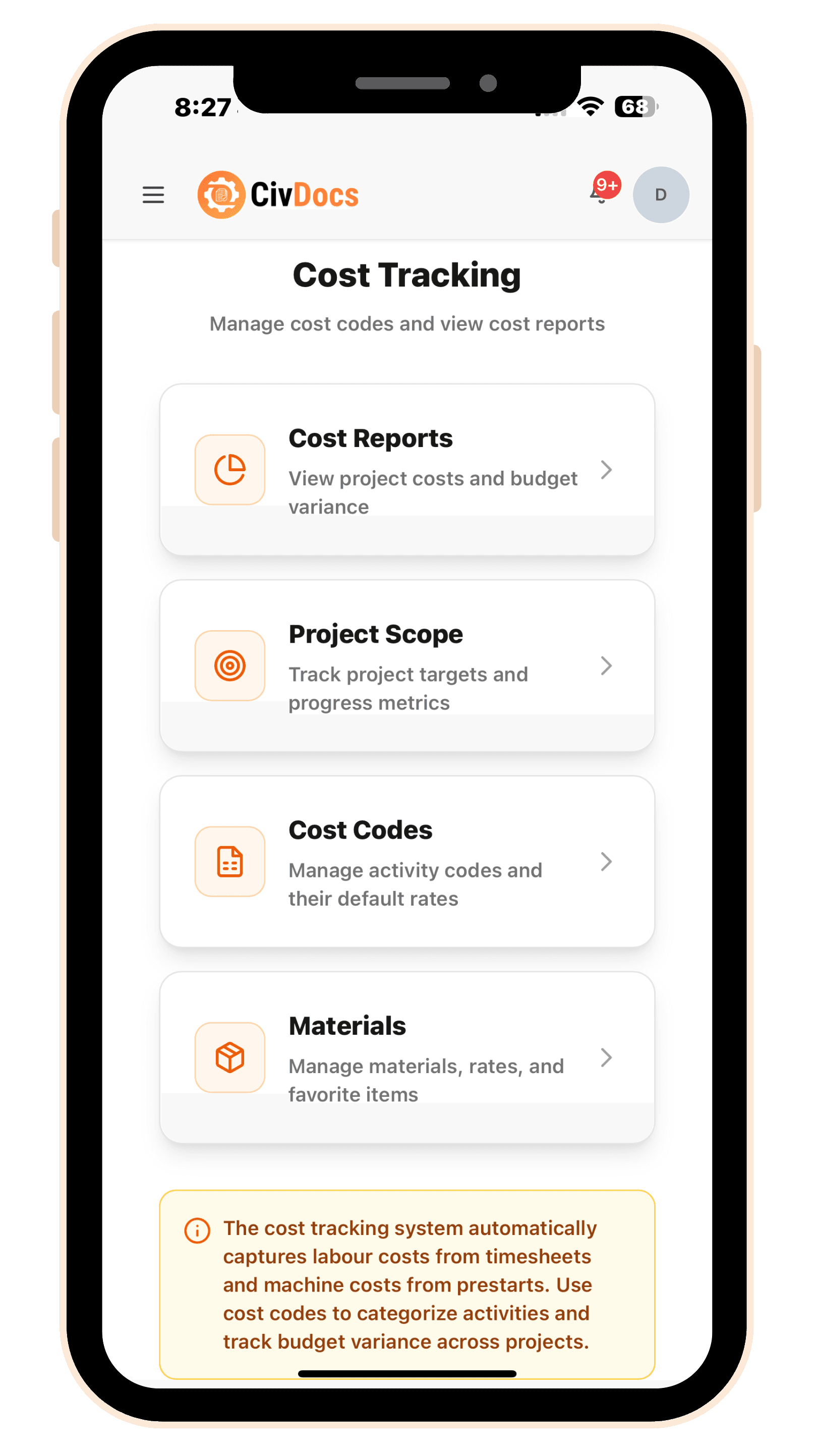 Cost Tracking Video Preview