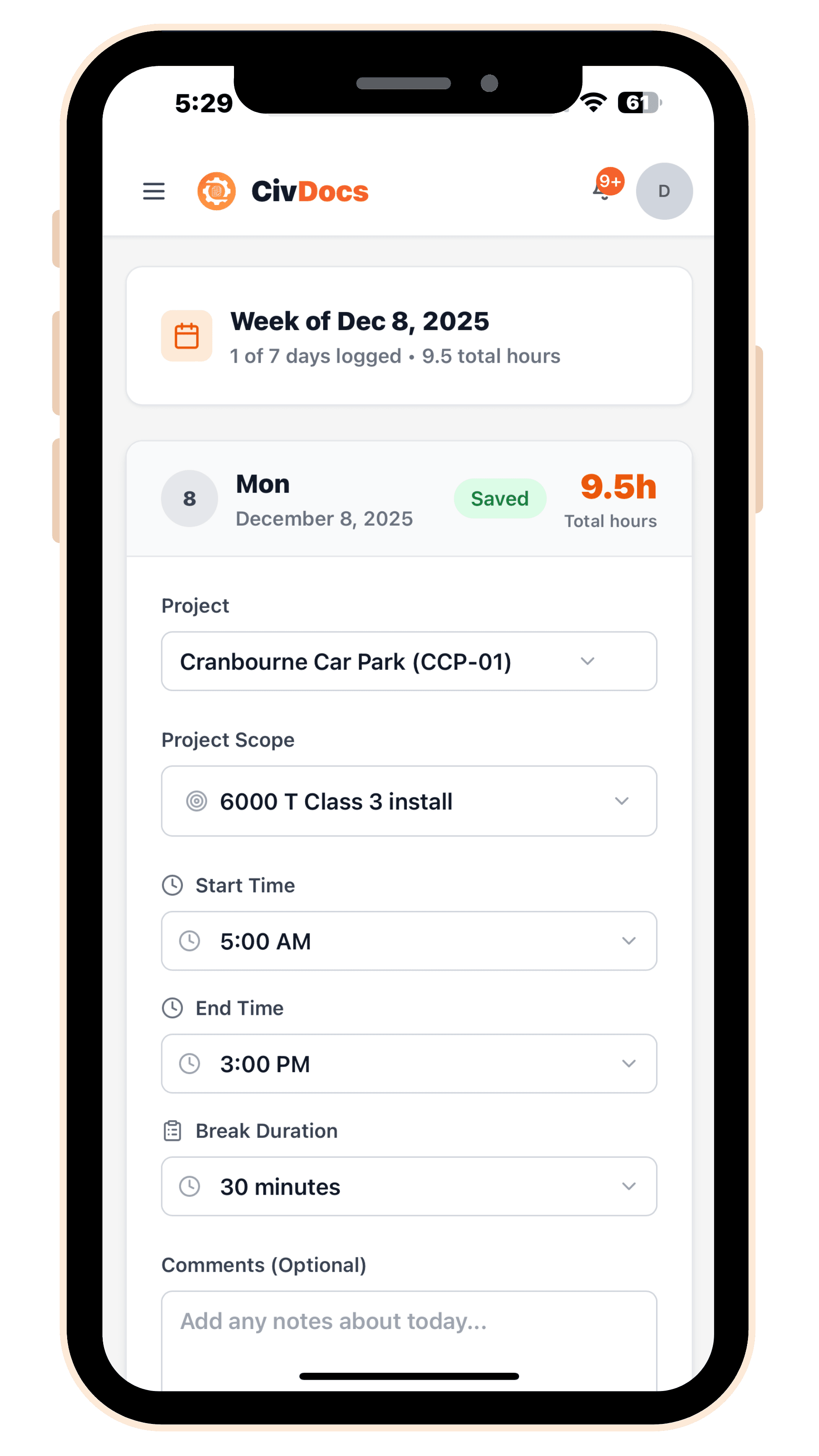 Timesheet Video Preview