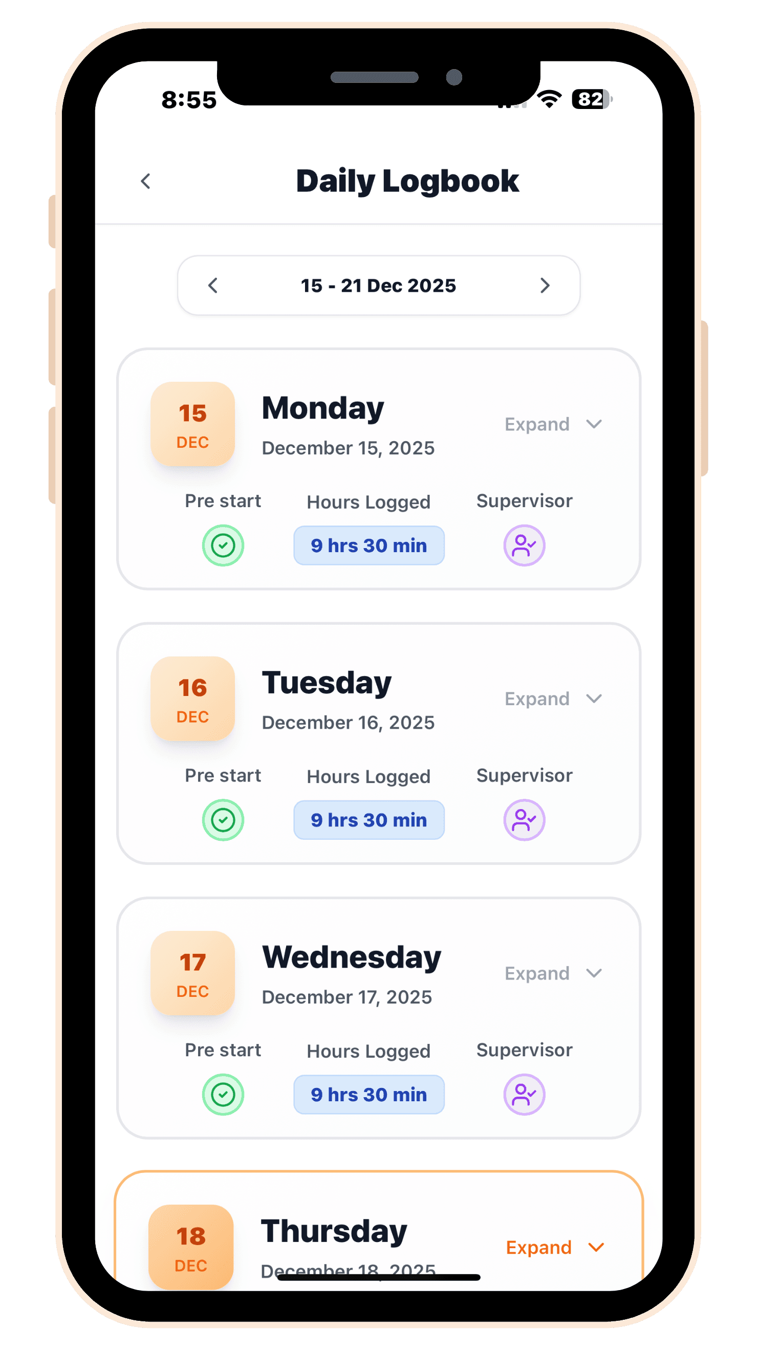 Logbook Video Preview